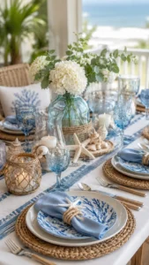 Coastal Summer Tablescapes for a Breezy Dining Style