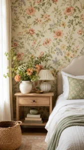 Floral Summer Wallpapers for a Soft and Fresh Room Look