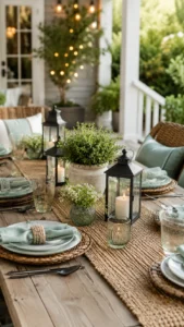 Keep Centerpieces Low and Stable