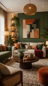 Living Room Interior Ideas with Color and Personality