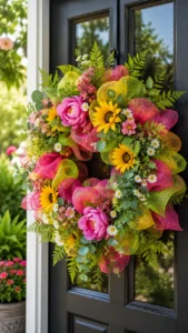 Mix Flowers with Greenery