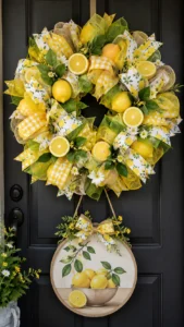 Pair Citrus Details with a Kitchen Inspired Sign