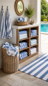 Place a Hamper for Used Towels