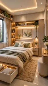 Small Bedroom Interior Design for Better Space and Storage