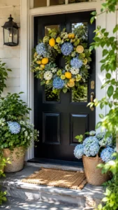 Summer Wreaths for a Fresh Front Door Look