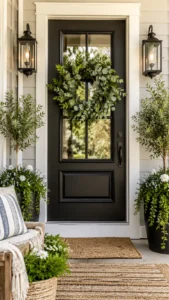 Try a Greenery Wreath for Simple Style