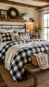Use Buffalo Gingham for a Rustic Look