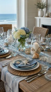 Use Clear Glassware for an Airy Look