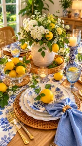 Use Lemons as a Centerpiece Accent