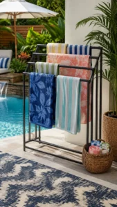 Use a Multi Bar Rack for Family Towels