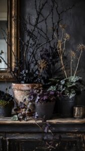 Fill Planters With Midnight Foliage