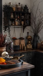 Haunted Spice Merchant Kitchen With Fragrant Dark Detail