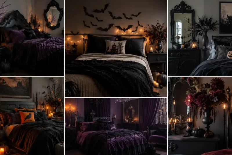 Halloween Bedroom Decor That Turns Bedtime Into a Beautiful Nightmare
