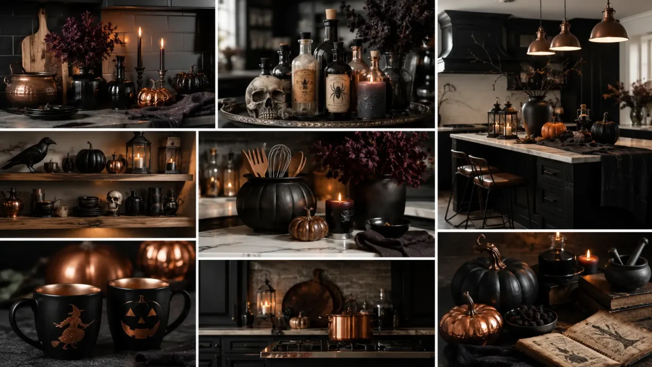 halloween kitchen decor