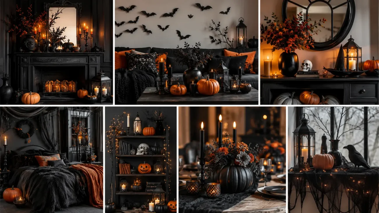 halloween living room decor