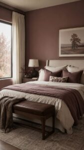 Earthy Mauve and Cocoa Decor With Restful Autumn Depth