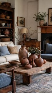 Gather Frames in Related Wood Tones