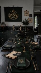 Secret Society Initiation Party With Hidden Membership Clues