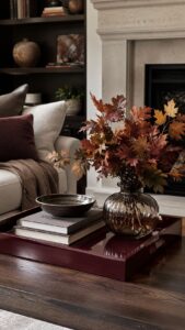 Style a Glossy Tray on the Coffee Table